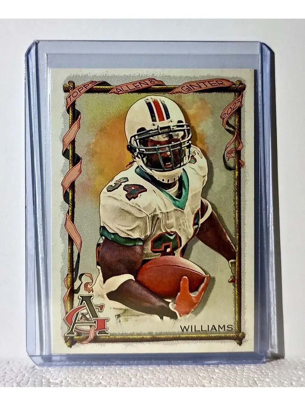 Ricky Williams 2023 Topps Allen & Ginter NFL #413 Football Card Miami Dolphins